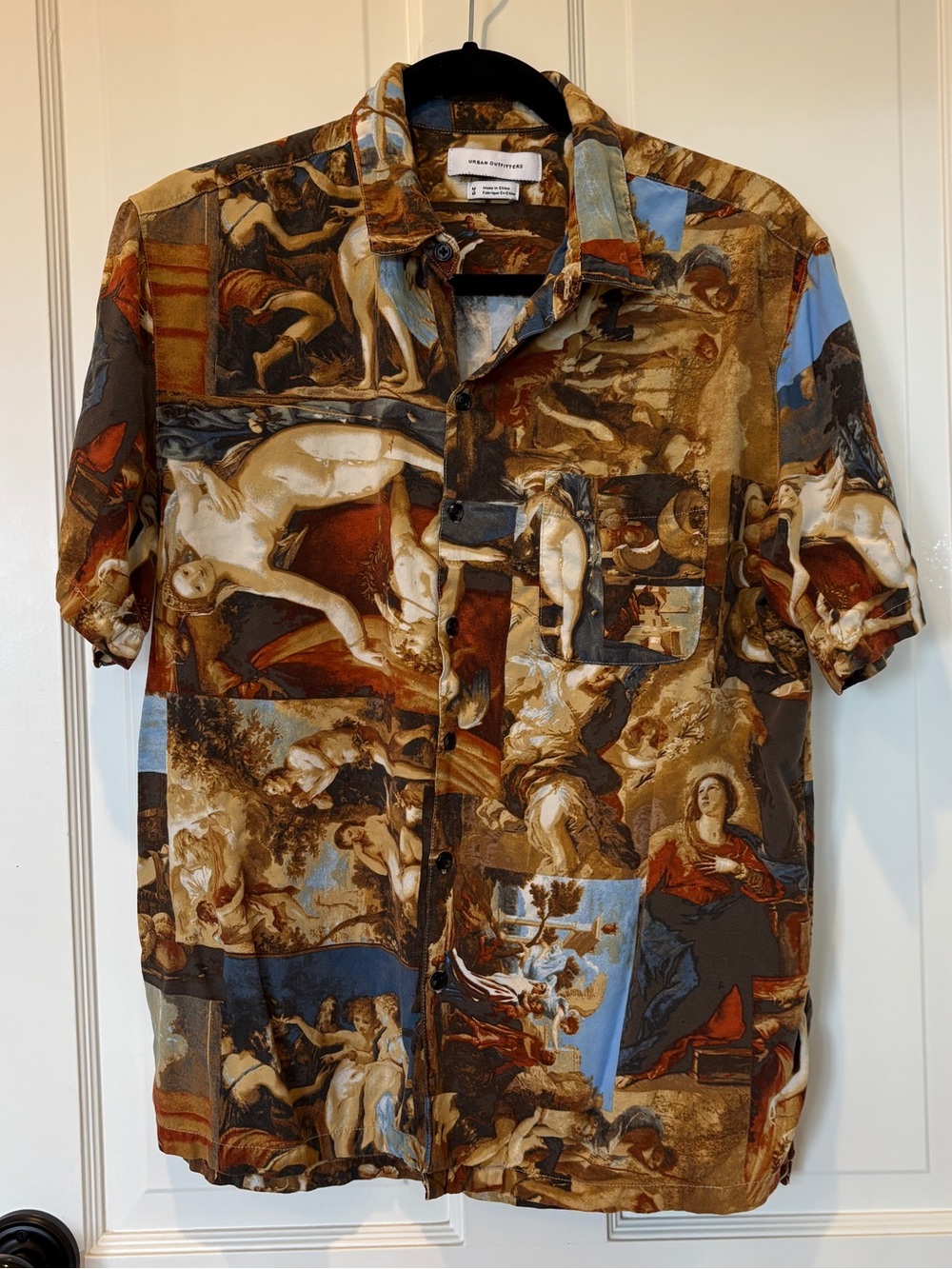 Urban Outfitters Short-Sleeve Casual Button Down Shirt